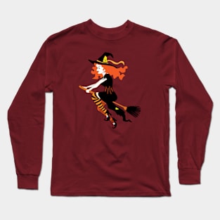 quirky ginger witch Long Sleeve T-Shirt